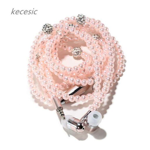 kecesic Arrival ファッション イヤフォンs Luxurious Bling Pearl ネックレス イヤフォンs ガールズ kecesic Arrival ファッション イヤフォンs Luxurious Bling Pearl ネックレス イヤフォンs ガールズ
