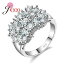 Jemmin Hot Multicolor Flower Shaped Zircon Crystal Holiday Christmas Wedding Party