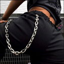 Punk Hip-hop Trendy leather Belts Waist Chain Male Pants Chain Hot メンズ ウーマン ジーンズ