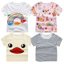 夏 ガールズ & Boys Short スリーブ T シャツ カートン Print T-シャツ Tee シャツ Cot~ラス1!