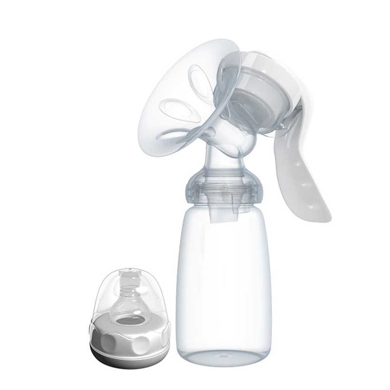 Manual Breast Pump パワフル 赤ちゃん Nipple Suction 150ml Feeding Milk Bottles Breasts Pumps B〜ラス1