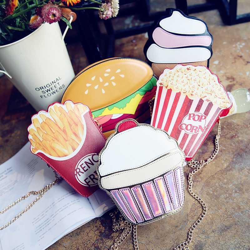 Creative Style  Hamburger ꡼ Cupcake PU Chains  İ ȥ Hambu...