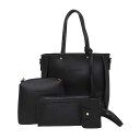 Adisputent 女性 Bag Set Top-Handle Big Capacity 女性 Tassel Handbag Shoulder Ba(4)