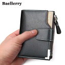 Baellerry brand Wallet men leather men wallets purse short male clutch leather wallet mens