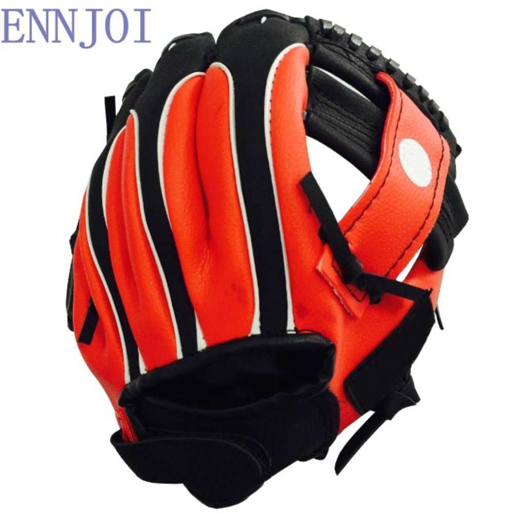 9.5 C` red colour children left hand high quality baseball glove non-slip super soft wea