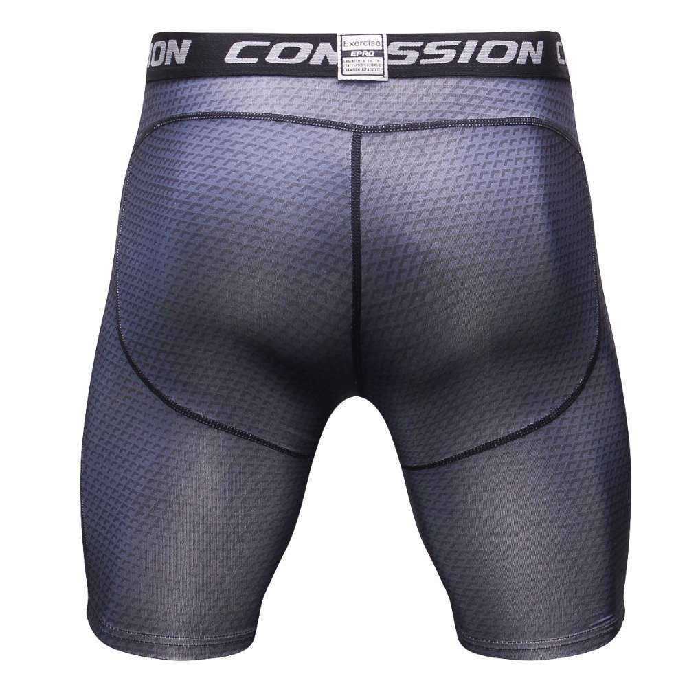 2018 Beach Summer Compression Shorts メンズ 3D Print Short Leggings Crossfit Joggers