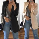 2019 New  Blazers W[Y Autumn Long Sleeve JWA Sexy Lapel Coat Solid Color Slim