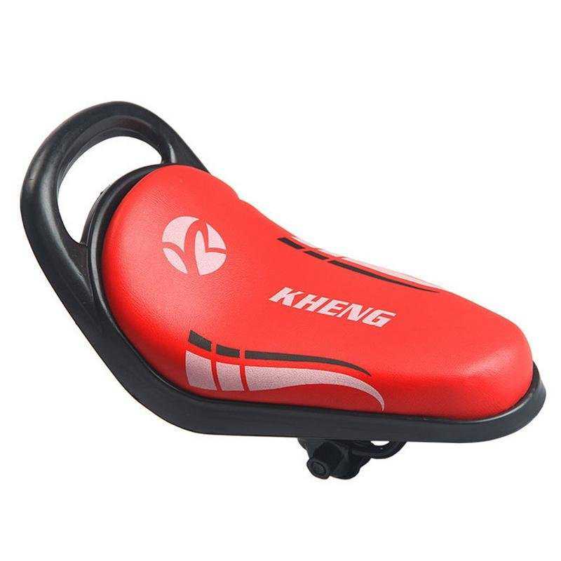 LACYIE Children's Seat Armrest Cushion Bicycle Saddle Children Seat With Handle Carbon Fib