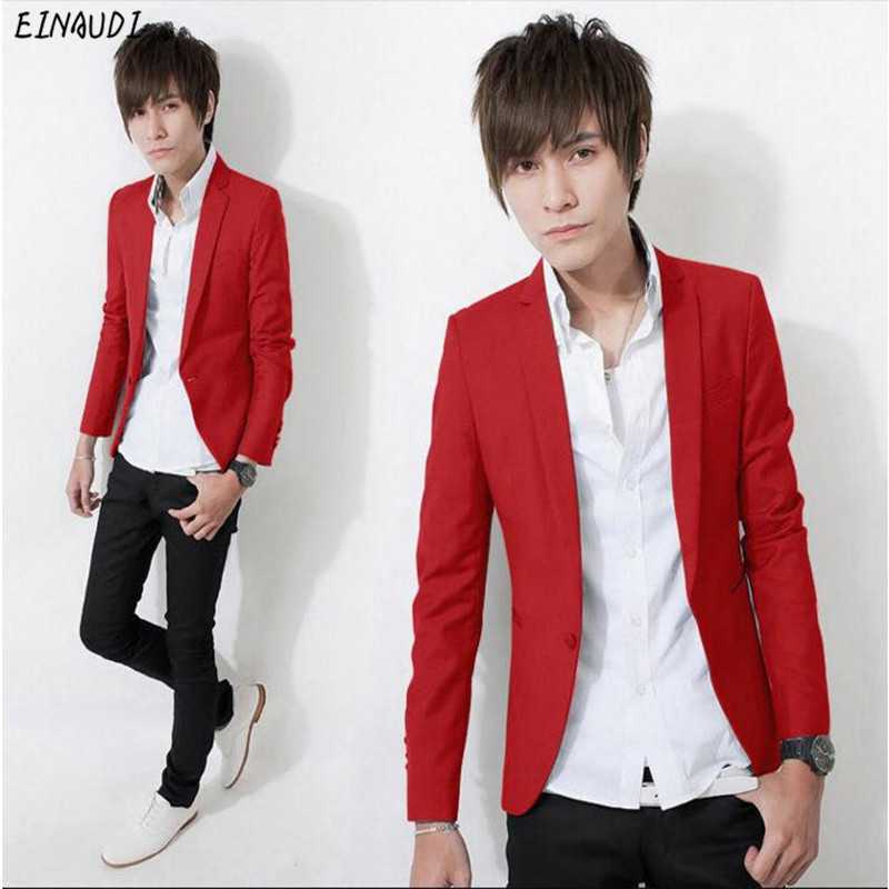 EINAUDI ブランド 衣類 Blazer One Button Blazer Slim Fit コス Homme Suit