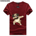 SWENEARO Y T-Vc t@bV Aj} Dog Print Hipster t Vc  JWA