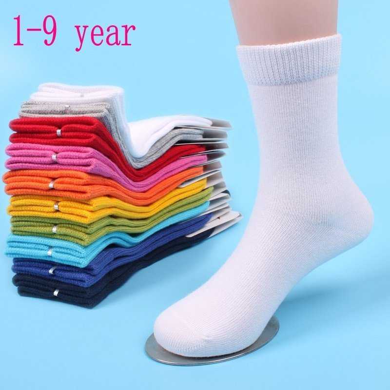 20 pieces=10 pairs 1-9 year children socks spring&autumn cotton 赤ちゃん girls socks with boys