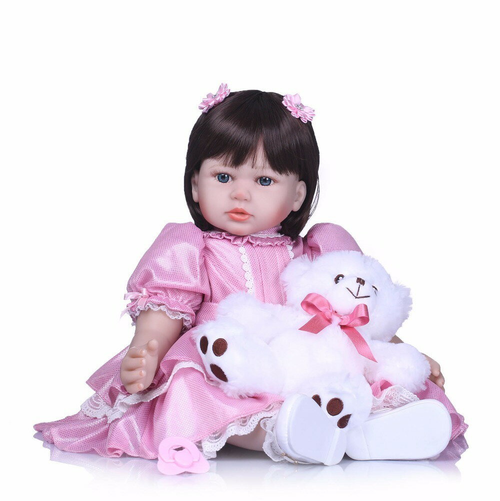 55センチ シリコーン 赤ちゃん 王女 人形 幼児 ビニール 模擬人形 クリスマスギフト 綿ボディ ベベアライブ