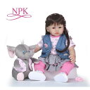 Npk boneca 赤ちゃん 22インチ 柔らかいシリコーンビニール人形 赤ちゃん人形 新生児 リアルj