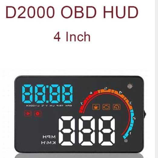 デジタルメーター 4インチ D2000 HUD 