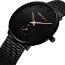 CRRJU Men Fashion Military Stainless Steel Analog Date Sport Quartz Wrist Watch