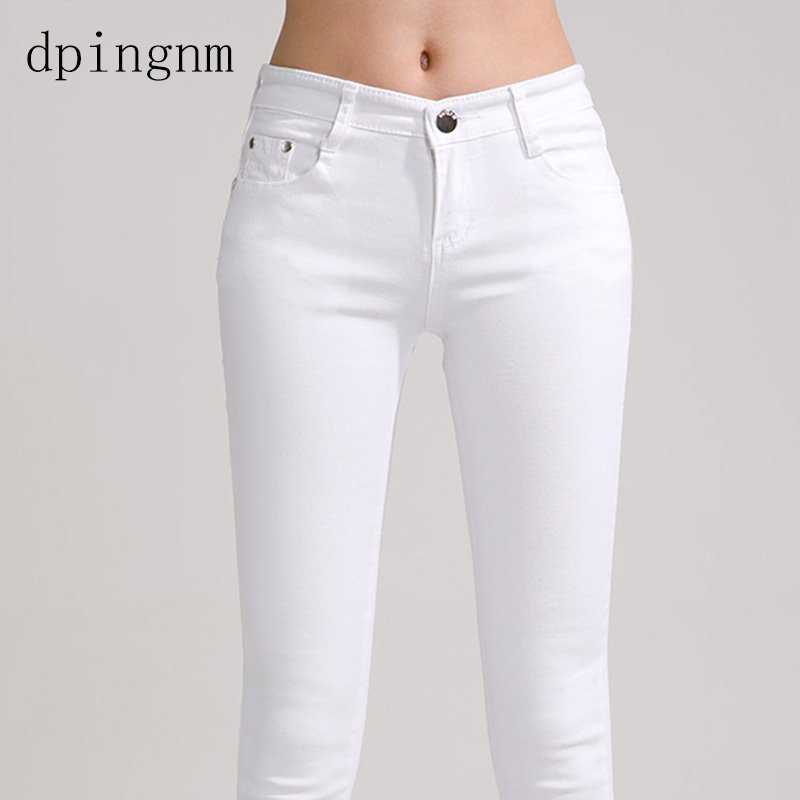 Elastic force jeans Female Denim Pants Candy Color 女性s ジーンズ Donna Stretch ms Feminino