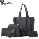 女性 鞄 Set Top-ハンドル Big Capacity 女性 Tassel ハンドバッグ ファッション Shoulder 鞄 Purse