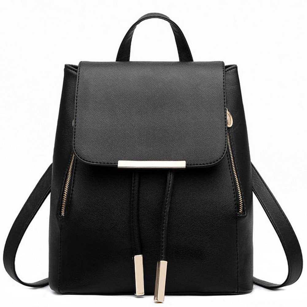 バックパック 女性 Pu Leather Female バックパックs Teenager 学校 Bags Mochila フェミ Rucksack