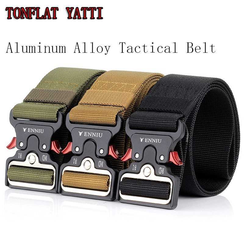 ~^[ Combat ^NeBJ Quick Zinc alloy Buckle Belt Nylon Multi-purpose wear