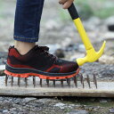 Men's Breathable Steel Toe Cap Work Safety Shoes Men アウトドア Anti-slip Steel Puncture Proo