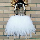 obO Handbags  Famous Brands Ostrich Feather Clutch Luxury Handbags  obO fUC