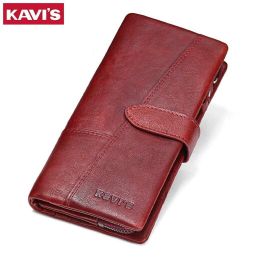 KAVIS Genuine レーザー 女性 Wallet 女性 Long Clutch Lady Walet Portomonee Rfid Luxury KAVIS Genuine レーザー 女性 Wallet 女性 Long Clutch Lady Walet Portomonee Rfid Luxury