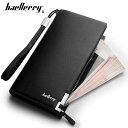 Baellerry Y Wallets Classic Long Style Card Holder Male Purse Quality Zipper Large Capac