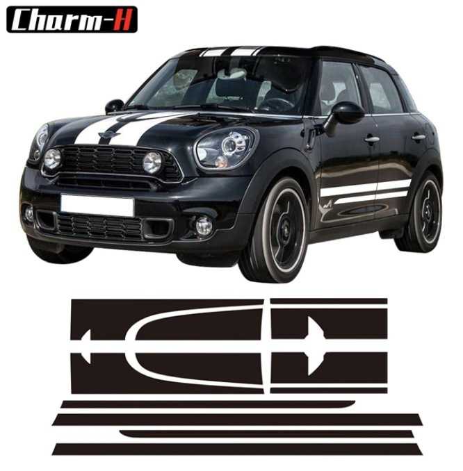 サイドトランクビニールステッカー Mini Countryman Cooper S Racing