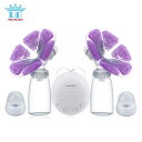 Real Bubee シングル/Double Electric Breast Pump Milk Bottle Infant USB BPA Powerfu〜ラス1