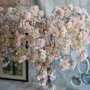 サクラの造花 7本セット 枝垂れ桜 おうちでお花見♪ 春 花束 パーティー 造花 アートフラワー アレンジメント プレゼント