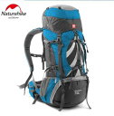 Naturehike 男性 スポーツ バッグ プロフェッショナル 登山 バック パック 防水 大きな 容量 70l 屋外 マウンテン バックパック