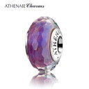 ATHENAIE パンドラ適合 ビーズチャーム シルバー925 ムラーノガラス Murano 925Silver Charm Bead Fit Pandora ...