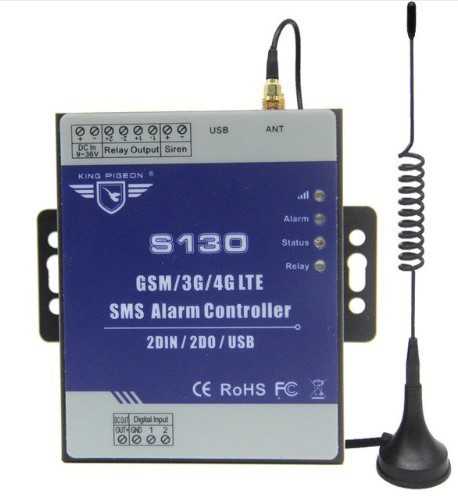 GSM 4G RTU SMSリモートコントローラアラームシステム 2 DIN IOT コントローラ オートメーションモニタリングシステム S130