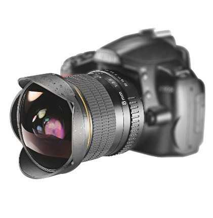 Ali24 ニコン用 魚眼レンズ 広角レンズ 超広角 8ミリメートルf/3.5 一眼レフ デジタル d3100 d3200 d5200 d5500 等