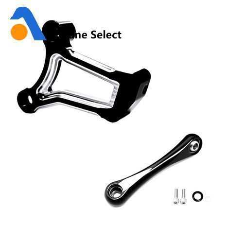 シャロウカット ビレットアルミ フロント エンジンマウントブラケット ハーレー FLH用 スタビライザー..