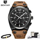 BENYAR s 時計 ミリタリー Army Chronograph Watch スポーツ カジュアル 防水 人気モデル