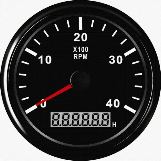 ボートモーター用 85 ミリメートルラウンド 0-4000 RPM アワーメーター防水発生器 RPM 改訂カウンタ 12 ボル ボートモーター用 85 ミリメートルラウンド 0-4000 RPM アワーメーター防水発生器 RPM 改訂カウンタ 12 ボル