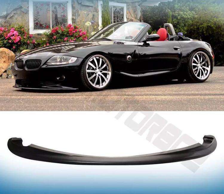Z4 E85 2002-2005y エアロ スプリッター フロントハーフ スポイラー ディフューザー 2ドア PU素材