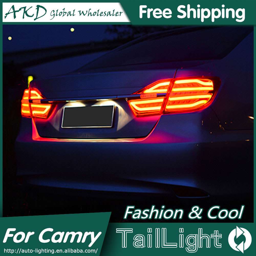 カムリ テールライト 2015 LED テール ランプ ブレーキ スタイリング カスタム ドレスアップ 2016 AKD-Camry V55 [領収発行可]