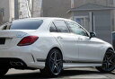 メルセデスベンツ ステッカー サイドスカート レーシングストライプ CクラスW204 C1800 C200 C300 C320 C350 AMG エディション5...