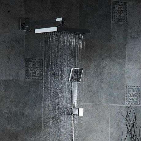 電源要らずの浴室シャワーセット おしゃれ 3機能 LEDデジタルディスプレイ シャワーヘッド サーモスタ..