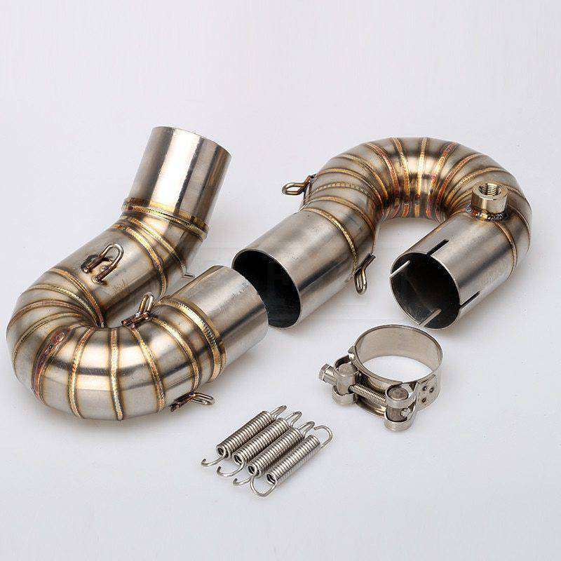 ステンレス製ー CBR1000RR スリップオン化 テールパイプ O2センサー取付可/検 中間パイプ マフラー サ..