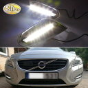 ボルボS60のV60 2011 2012 2013のために ライトオフスタイルリレー防水マットABS車DRL 12V LED昼間はライト夏時間SNCN