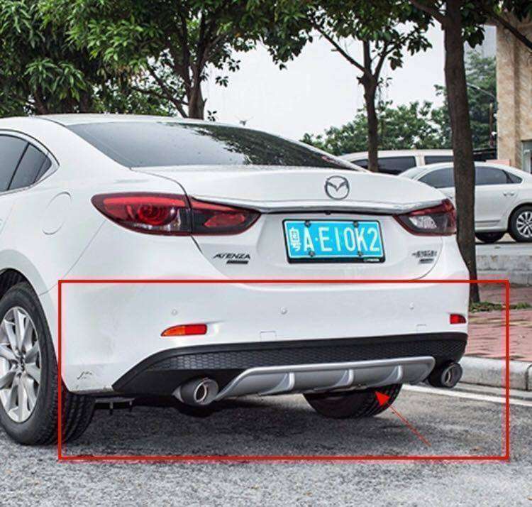 アテンザー GJ系 リアディフューザー エアロ スポイラー ディフューザー マツダ リアハーフ GJ