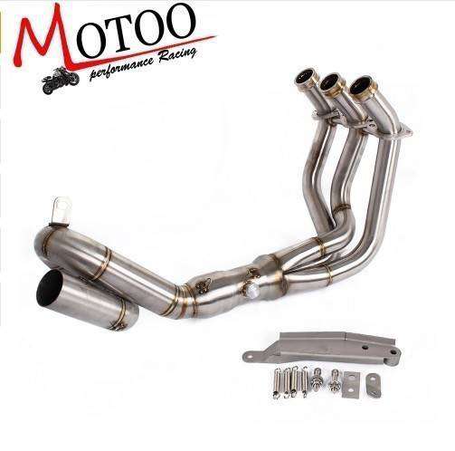 ヤマハー FZ-09 mt-mt 09 2014-2018 マフラー エキゾーストシステム フロントパイプスリップオンフルシ..