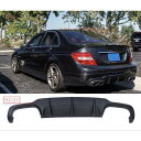 メルセデスー Cクラス W204 ディフューザー AMGルック バンパー C63 エアロ C180 C200 C250 C300 C350(2)