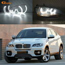 BMWー キセノンヘッドライト X6 E71 E72 X6M 2008-2014 DTM M4 超高輝度 LED エンジェルアイズ