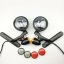 【限定1品】LEDフォグランプ ハウジング ウィンカー セット BLK ハーレー ツーリング FL Electra Glide