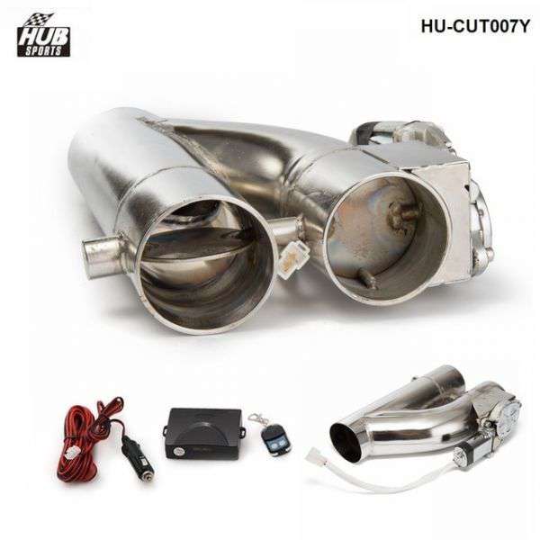 2.5インチ 同時開閉 マフラー可変電動 バルブバイパス リモコン付き