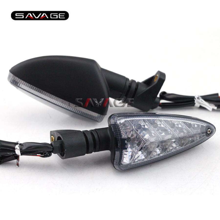 オートバイ トライアンフ フロント リアLEDターンシグナルライト インジケーターランプ 21mm